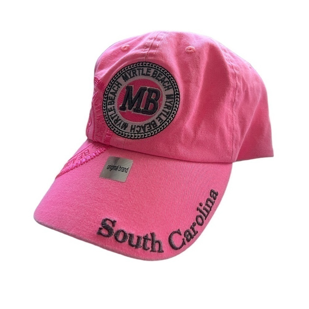 NEW!!! Pink South Carolina Myrtle Beach Baseball Hat Cap